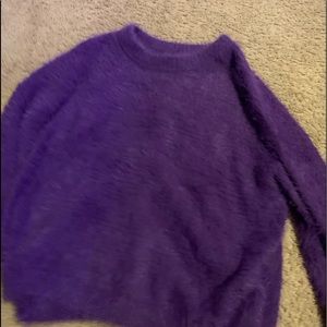 Purple sweater